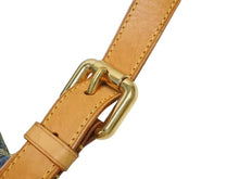 画像をギャラリービューアに読み込む, LOUIS VUITTON ルイヴィトン バギーGM ショルダーバッグ M95048 モノグラムデニム ブルー ゴールド金具 美品 中古 4b005448