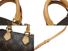 画像をギャラリービューアに読み込む, 新品同様 LOUIS VUITTON ルイヴィトン ナノスピーディ ハンドバッグ 2WAYバッグ M81085 モノグラム 中古 4b005455