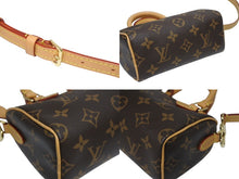 画像をギャラリービューアに読み込む, 新品同様 LOUIS VUITTON ルイヴィトン ナノスピーディ ハンドバッグ 2WAYバッグ M81085 モノグラム 中古 4b005455