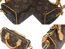 画像をギャラリービューアに読み込む, 新品同様 LOUIS VUITTON ルイヴィトン ナノスピーディ ハンドバッグ 2WAYバッグ M81085 モノグラム 中古 4b005455