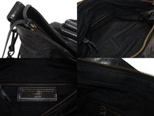 画像をギャラリービューアに読み込む, BALENCIAGA バレンシアガ ザ ファースト 2WAYバッグ ハンドバッグ ショルダーバッグ 103208・213048 ブラック 美品 中古 4b005456