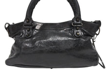 画像をギャラリービューアに読み込む, BALENCIAGA バレンシアガ ザ ファースト 2WAYバッグ ハンドバッグ ショルダーバッグ 103208・213048 ブラック 美品 中古 4b005456