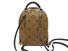 画像をギャラリービューアに読み込む, 極美品 LOUIS VUITTON ルイヴィトン LV パームスプリングス ミニ モノグラム リバース バックパック M42411 ブラウン 中古 4b005457