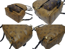 画像をギャラリービューアに読み込む, 極美品 LOUIS VUITTON ルイヴィトン LV パームスプリングス ミニ モノグラム リバース バックパック M42411 ブラウン 中古 4b005457