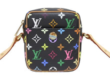 画像をギャラリービューアに読み込む, 新品同様 LOUIS VUITTON ルイヴィトン モノグラムマルチカラー リフト ショルダーバッグ ブラック M40056 村上隆 中古 4b005458
