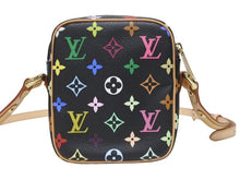 画像をギャラリービューアに読み込む, 新品同様 LOUIS VUITTON ルイヴィトン モノグラムマルチカラー リフト ショルダーバッグ ブラック M40056 村上隆 中古 4b005458