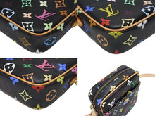 画像をギャラリービューアに読み込む, 新品同様 LOUIS VUITTON ルイヴィトン モノグラムマルチカラー リフト ショルダーバッグ ブラック M40056 村上隆 中古 4b005458