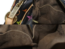 画像をギャラリービューアに読み込む, 新品同様 LOUIS VUITTON ルイヴィトン モノグラムマルチカラー リフト ショルダーバッグ ブラック M40056 村上隆 中古 4b005458