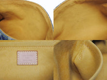 画像をギャラリービューアに読み込む, LOUIS VUITTON ルイヴィトン ミニプリーティ ワンショルダーバッグ M95050 モノグラム デニム レザー ゴールド金具 美品 中古 4b005461