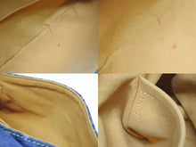 Load image into Gallery viewer, 極美品 LOUIS VUITTON ルイヴィトン ミニプリーティ ハンドバッグ M95050 モノグラムデニム レザー ブルー 中古 4b005462