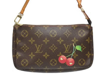 画像をギャラリービューアに読み込む, 極美品 LOUIS VUITTON ルイヴィトン モノグラム チェリー ポシェットアクセソワール アクセサリーポーチ 村上隆 M95008 中古 4b005464
