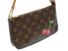 画像をギャラリービューアに読み込む, 極美品 LOUIS VUITTON ルイヴィトン モノグラム チェリー ポシェットアクセソワール アクセサリーポーチ 村上隆 M95008 中古 4b005464