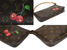 画像をギャラリービューアに読み込む, 極美品 LOUIS VUITTON ルイヴィトン モノグラム チェリー ポシェットアクセソワール アクセサリーポーチ 村上隆 M95008 中古 4b005464