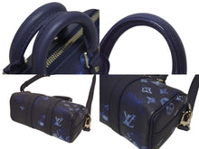 画像をギャラリービューアに読み込む, 極美品 LOUIS VUITTON ルイヴィトン ウォーターカラー モノグラム ブルー キーポルXS M57844 中古 4b005467