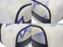 画像をギャラリービューアに読み込む, 極美品 LOUIS VUITTON ルイヴィトン キーポルXS 2WAY ショルダーバッグ モノグラムウォーターカラー ネイビー ホワイト M45761 中古 4b005469