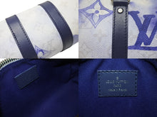 画像をギャラリービューアに読み込む, 極美品 LOUIS VUITTON ルイヴィトン キーポルXS 2WAY ショルダーバッグ モノグラムウォーターカラー ネイビー ホワイト M45761 中古 4b005469