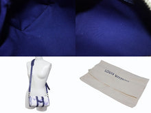 画像をギャラリービューアに読み込む, 極美品 LOUIS VUITTON ルイヴィトン キーポルXS 2WAY ショルダーバッグ モノグラムウォーターカラー ネイビー ホワイト M45761 中古 4b005469