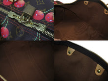 画像をギャラリービューアに読み込む, 極美品 LOUIS VUITTON ルイヴィトン キーポル45 ボストンバッグ M95011 モノグラム チェリー PVC レザー ブラウン 村上隆 美品 中古 4b005477