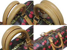 画像をギャラリービューアに読み込む, 極美品 LOUIS VUITTON ルイヴィトン キーポル45 ボストンバッグ M95011 モノグラム チェリー PVC レザー ブラウン 村上隆 美品 中古 4b005477