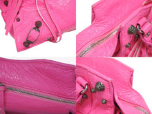 画像をギャラリービューアに読み込む, 極美品 BALENCIAGA バレンシアガ ネオカゴールxs ショルダーバッグ ハンドバッグ 2way 700940レザー ピンク 中古 4b005478