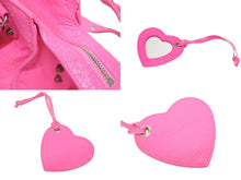 画像をギャラリービューアに読み込む, 極美品 BALENCIAGA バレンシアガ ネオカゴールxs ショルダーバッグ ハンドバッグ 2way 700940レザー ピンク 中古 4b005478