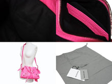 画像をギャラリービューアに読み込む, 極美品 BALENCIAGA バレンシアガ ネオカゴールxs ショルダーバッグ ハンドバッグ 2way 700940レザー ピンク 中古 4b005478