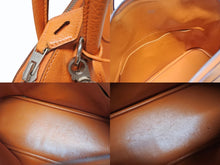 Load image into Gallery viewer, HERMES エルメス ボリード31 ハンドバッグ シェーブル □K刻印 オレンジ シルバー金具 中古 4b005481
