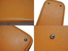 Load image into Gallery viewer, HERMES エルメス ボリード31 ハンドバッグ シェーブル □K刻印 オレンジ シルバー金具 中古 4b005481