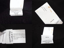 Load image into Gallery viewer, CHROME HEARTS クロムハーツ ロングカーディガン サイズL CHプラス クロスレザーパッチ カシミヤ ウール シルバー925 美品 中古 4b005487