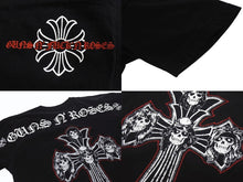 画像をギャラリービューアに読み込む, 極美品 CHROME HEARTS クロムハーツ × Guns N' Roses ガンズアンドローゼズ ツアーTシャツ サイズM 2017 JAPAN TOUR限定 中古 4b005488