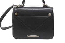 Load image into Gallery viewer, CHROME HEARTS クロムハーツ GROW UP 2WAY BAG スモール ハンドバッグ CHクロスクロージャ― スト付き ブラック シルバー925 美品 中古 4b005495