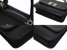 Load image into Gallery viewer, CHROME HEARTS クロムハーツ GROW UP 2WAY BAG スモール ハンドバッグ CHクロスクロージャ― スト付き ブラック シルバー925 美品 中古 4b005495