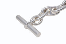 Load image into Gallery viewer, 極美品 HERMES エルメス シェーヌダンクルGM ブレスレット 12コマ 新型 シルバー925 67.2g ジュエリー アクセサリー 小物 中古 4b005498