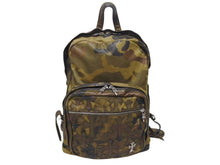 Load image into Gallery viewer, 極美品 CHROME HEARTS クロムハーツ 7THグレード カモフラージュ リュック セメタリー クロスパッチ レザー カモ柄 迷彩 シルバー925 中古 4b005499