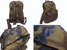 Load image into Gallery viewer, 極美品 CHROME HEARTS クロムハーツ 7THグレード カモフラージュ リュック セメタリー クロスパッチ レザー カモ柄 迷彩 シルバー925 中古 4b005499