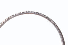 Load image into Gallery viewer, CHROME HEARTS クロムハーツ NTFL バングル スペーサー ブレスレット 重量約16.6g 2002/.925刻印 シルバー925 美品 中古 4b005500