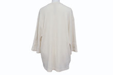 画像をギャラリービューアに読み込む, CHROME HEARTS クロムハーツ サーマル 半袖Tシャツ サイズL アイボリー コットン シルバ−925 CHロゴ刺繍 美品 中古 4b005504