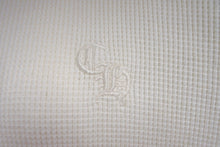 画像をギャラリービューアに読み込む, CHROME HEARTS クロムハーツ サーマル 半袖Tシャツ サイズL アイボリー コットン シルバ−925 CHロゴ刺繍 美品 中古 4b005504