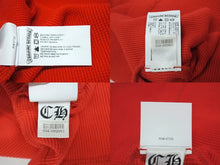 Load image into Gallery viewer, CHROME HEARTS クロムハーツ サーマル 長袖Tシャツ サイズXXL レッド コットン シルバ−925 セメタリークロス刺繍 美品 中古 4b005505