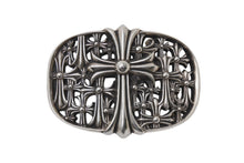 Load image into Gallery viewer, 極美品 CHROME HEARTS クロムハーツ BUCKL CEMETERY ベルト セメタリークロス バックル シルバー925 273g 中古 4b005509
