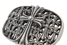 Load image into Gallery viewer, 極美品 CHROME HEARTS クロムハーツ BUCKL CEMETERY ベルト セメタリークロス バックル シルバー925 273g 中古 4b005509