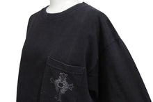 画像をギャラリービューアに読み込む, CHROME HEARTS クロムハーツ 半袖Tシャツ サイズM オールドクロス プリント ロサンゼルス限定 ブラック 美品 中古 4b005510