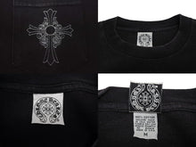 画像をギャラリービューアに読み込む, CHROME HEARTS クロムハーツ 半袖Tシャツ サイズM オールドクロス プリント ロサンゼルス限定 ブラック 美品 中古 4b005510