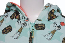 Load image into Gallery viewer, PHENOMENON フェノメノン × LEMAR &amp; DAULEY レマー&amp;ダーレー ジップアップフーディー ILLHDD-022 サイズXL 総柄 美品 中古 4b005511