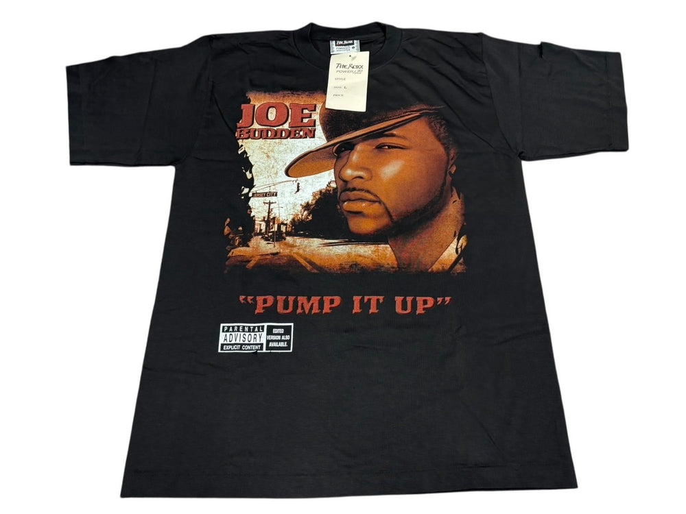 THE ROXX JOE BUDDEN Vintage T-shirt Dead Stock Cotton L black Good Used 4b005512