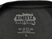 画像をギャラリービューアに読み込む, streetz watching ストリートイズウォッチング G-RAP 希少 HIPHOP 半袖Ｔシャツ コットン ブラック サイズL 美品 中古 4b005517