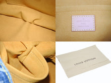Load image into Gallery viewer, 極美品 LOUIS VUITTON ルイヴィトン ミニプリーティ ハンドバッグ M95050 モノグラムデニム レザー ブルー 中古 4b005518