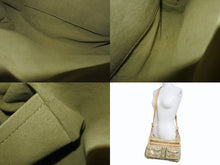 画像をギャラリービューアに読み込む, LOUIS VUITTON ルイヴィトン バギーPM ショルダーバッグ M95213 モノグラムデニム カーキ ゴールド 美品 中古 4b005519