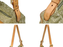 画像をギャラリービューアに読み込む, LOUIS VUITTON ルイヴィトン バギーPM ショルダーバッグ M95213 モノグラムデニム カーキ ゴールド 美品 中古 4b005519