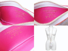 画像をギャラリービューアに読み込む, 新品未使用 LOUIS VUITTON ルイヴィトン LVxTM スマホ フォンホルダー 村上隆 2025SS ホワイト マルチカラー PVC ゴールド金具 中古 4b005530